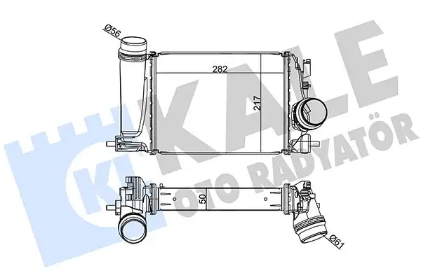 KALE 350970 Turbo Radyatörü 144614EJ0A resmi