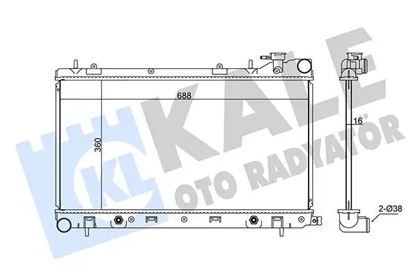 KALE 342105 Radyatör resmi