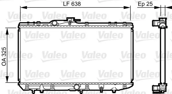 VALEO 731688 Radyatör resmi