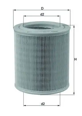 MAHLE LX706 Hava Filtresi resmi