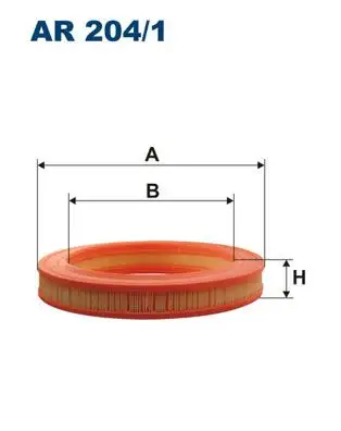 FILTRON AR204/1 Hava Filtresi A0030940804 resmi