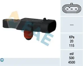 FAE 15117 MAP Sensörü 96325870 resmi