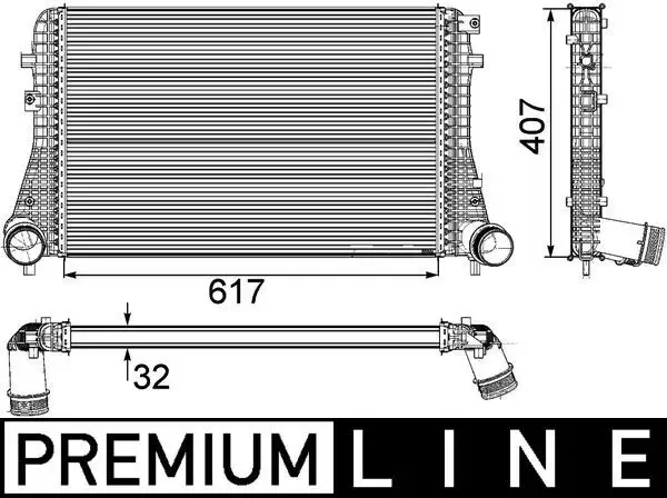 MAHLE CI208000P Turbo Radyatörü resmi