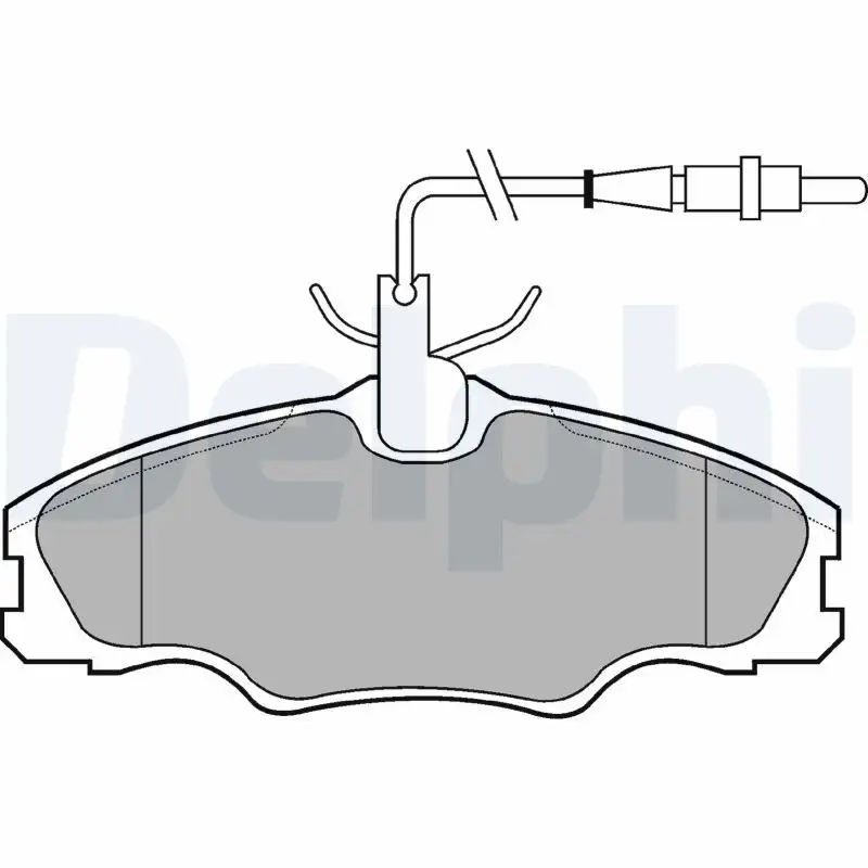 DELPHI LP985 Ön Fren Balatası 425268 resmi
