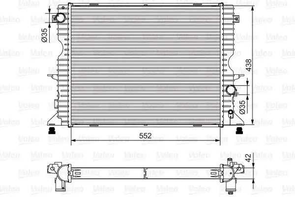 VALEO 701545 Radyatör resmi