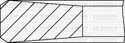 YENMAK 91-09839-000 Motor Segmanı (STD) resmi
