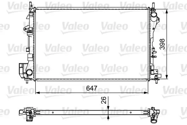 VALEO 732877 Radyatör resmi