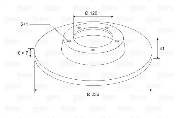 VALEO 186186 Ön Fren Diski 90008003 resmi