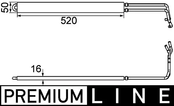 MAHLE CLC103000P Direksiyon Yağ Soğutucu 13286331 resmi