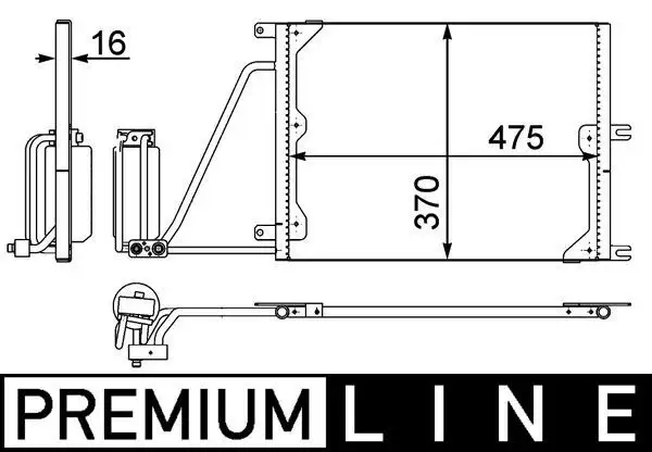 MAHLE AC226000P Klima Radyatörü resmi