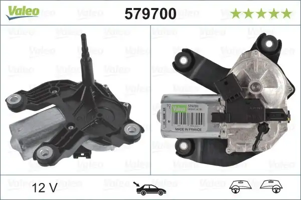 VALEO 579700 Silecek Motoru (Arka) 67636932013 resmi