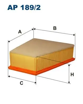 FILTRON AP189/2 Hava Filtresi 71332E910 resmi