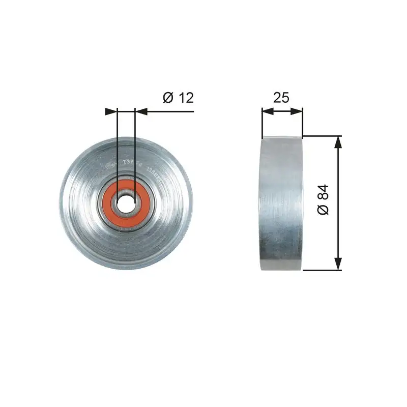 GATES T39178 Alternatör Gergi Rulmanı resmi