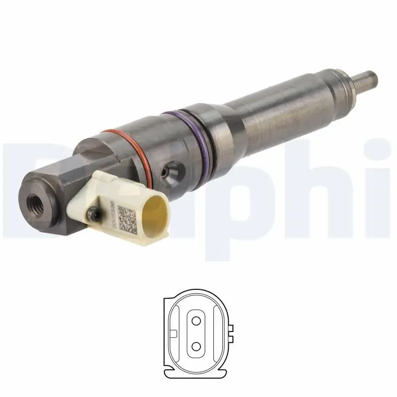 DELPHI BEBJ1D02001 Enjektör 2005596 resmi
