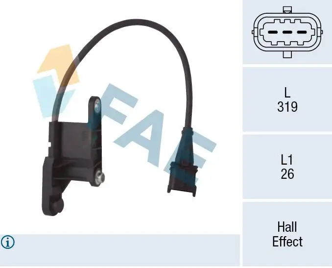 FAE 79121 Eksantrik Sensörü 1238937 resmi