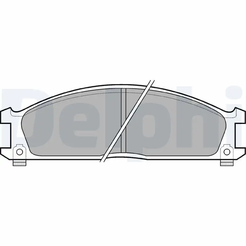 DELPHI LP543 Ön Fren Balatası resmi