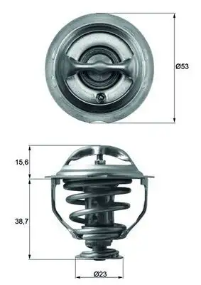 MAHLE TX11795D Termostat 06J121113C resmi