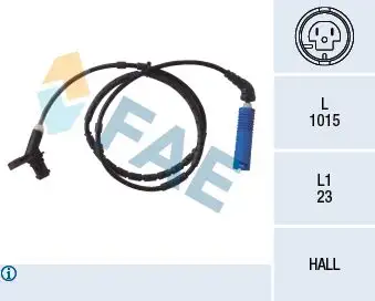 FAE 78039 ABS Hız Sensörü (Arka) ALS438 resmi