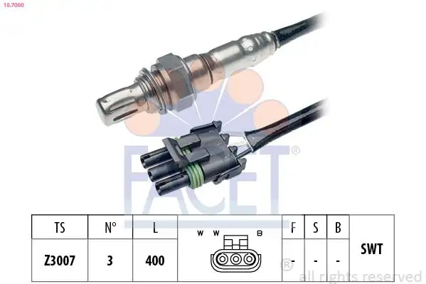 FACET 10.7060 Oksijen Sensörü 7700854148 resmi