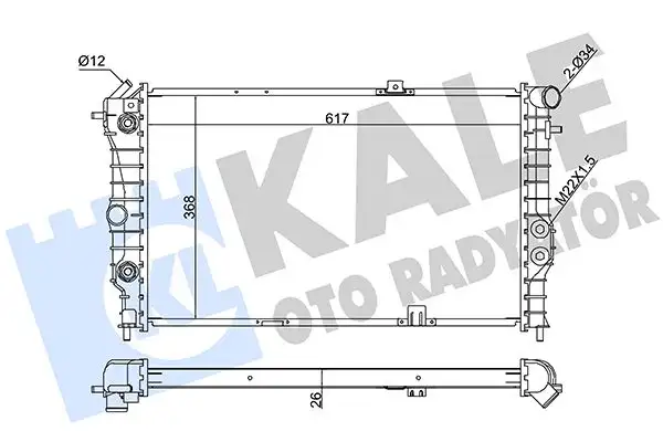 KALE 351955 Radyatör resmi