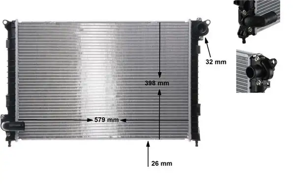 MAHLE CR983000S Radyatör 17117570821 resmi