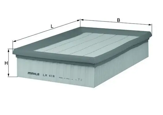MAHLE LX418 Hava Filtresi resmi