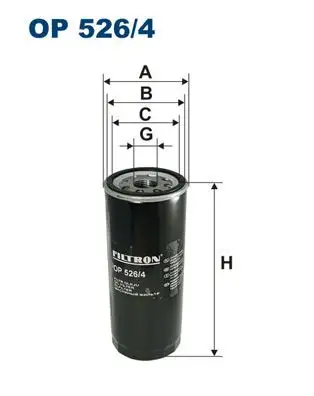 FILTRON OP526/4 Yağ Filtresi resmi
