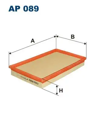 FILTRON AP089 Hava Filtresi 13712246416 resmi