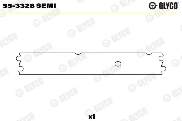 GLYCO 55-3328-SEMI Piston Kol Burcu A4030380450 resmi