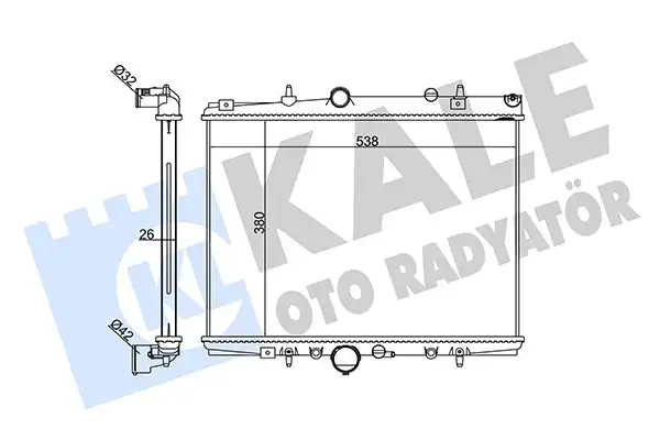 KALE 364500 Radyatör resmi