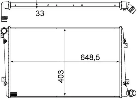 MAHLE CR1203000S Radyatör 1K0121251AM resmi
