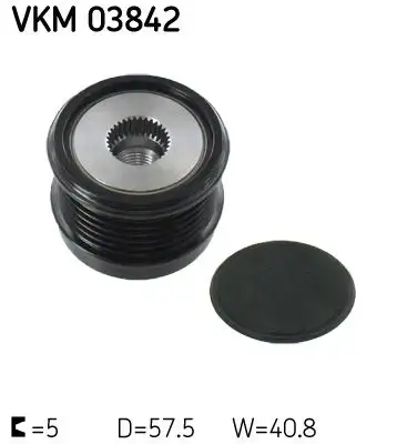 SKF VKM03842 Alternatör Kasnağı A2741550215 resmi