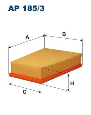 FILTRON AP185/3 Hava Filtresi resmi