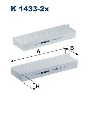 FILTRON K1433-2X Polen Filtresi 9833350880 resmi