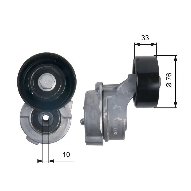 GATES T39134 Kayış Gergi Kütüğü 252814A010 resmi