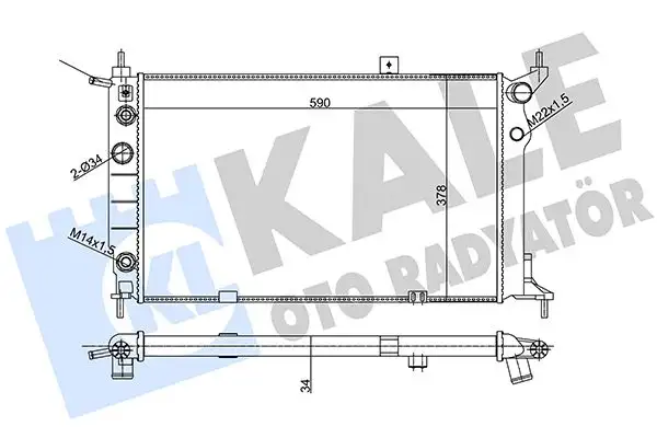 KALE 357010 Radyatör resmi
