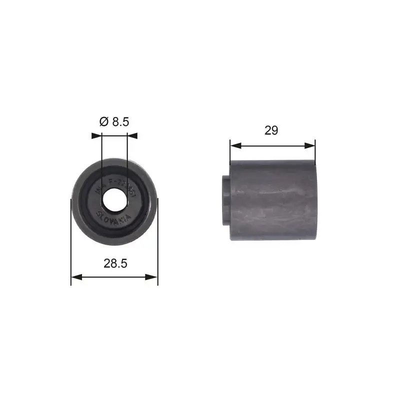 GATES T42045 Triger Gergi Rulmanı resmi