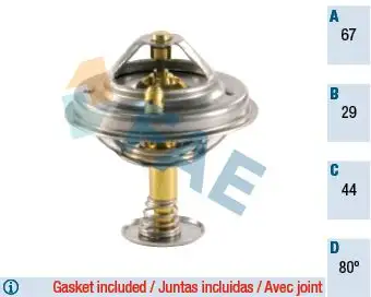 FAE 5307880 Termostat A1162000315 resmi