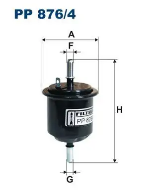 FILTRON PP876/4 Yakıt Filtresi 3191125100 resmi