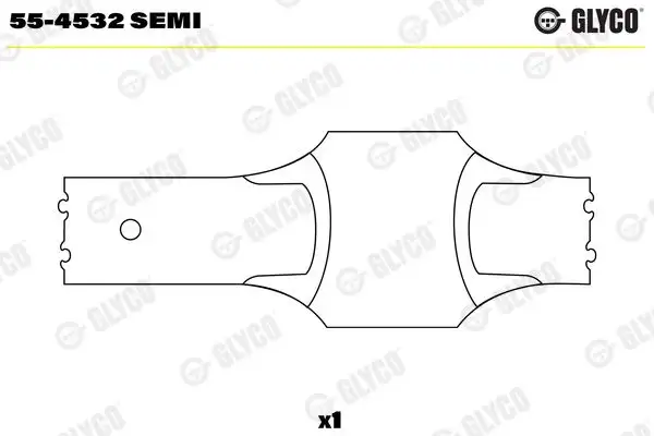 GLYCO 55-4532-SEMI Piston Kol Burcu 51024051046 resmi