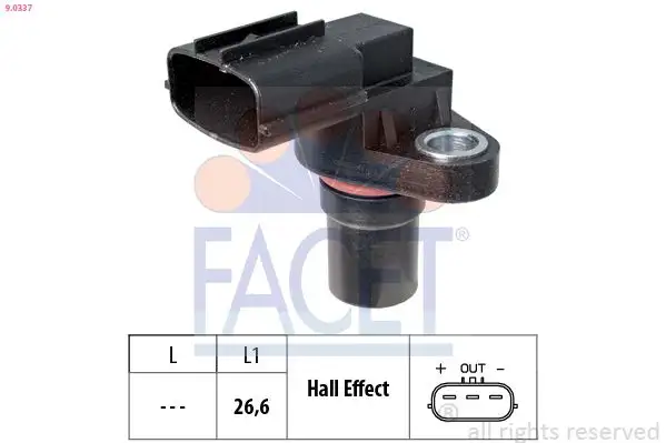 FACET 9.0337 Krank Sensörü 97180388 resmi
