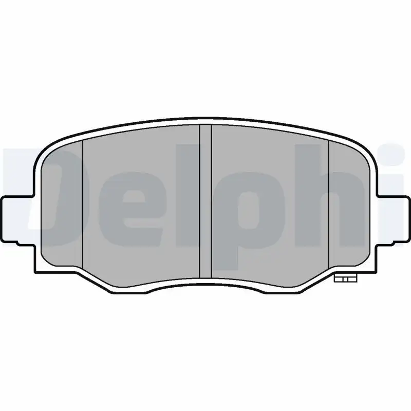 DELPHI LP3253 Arka Fren Balatası resmi