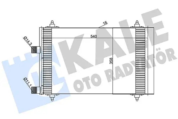 KALE 385600 Klima Radyatörü 6453FP resmi