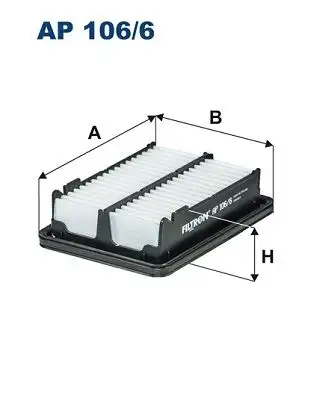 FILTRON AP106/6 Hava Filtresi 172205R0008 resmi