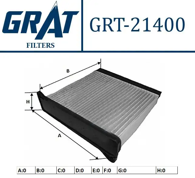 GRAT 21400 Polen Filtresi MR398288 resmi
