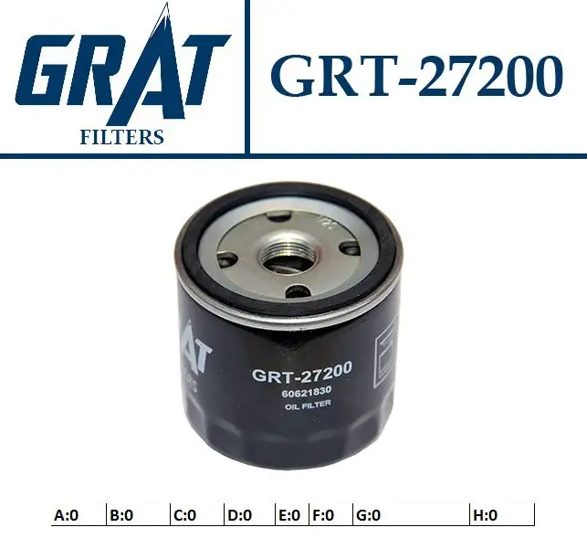 GRAT 27200 Yağ Filtresi 46423474 resmi