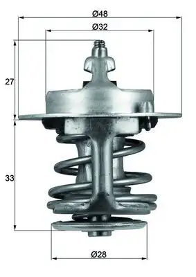 MAHLE TX6383 Termostat resmi