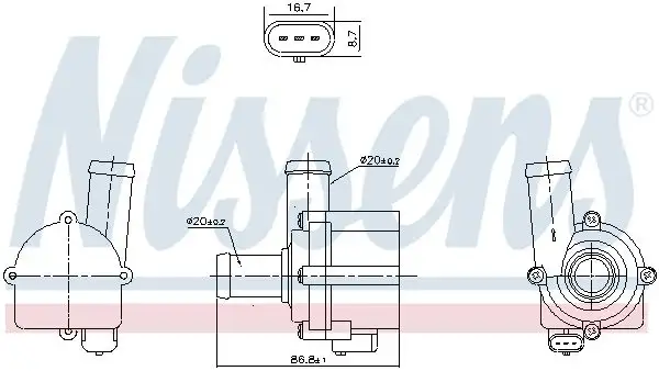 NISSENS 832121 Devirdaim resmi