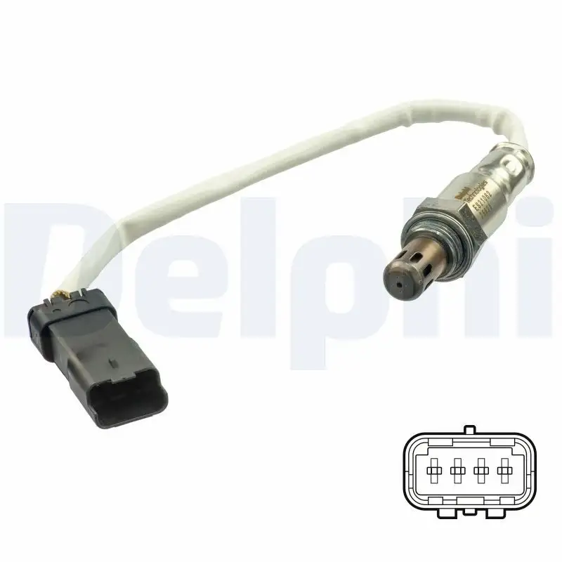 DELPHI ES21062-12B1 Oksijen Sensörü 9810634380 resmi