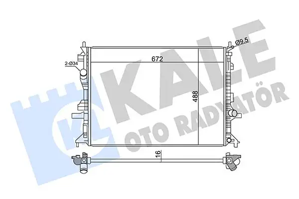KALE 358980 Radyatör resmi